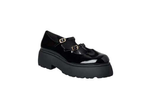 ENVIE-CHUNKY BALLERINAS (E02-20801-34)-BLACK