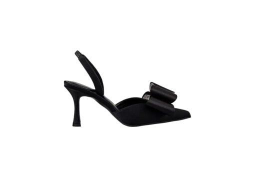 ENVIE-BOW SATIN PUMPS (E02-20863-34)-BLACK - Image 3