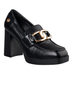 ENVIE-PLATFORM HEEL LOAFERS (E30-20482-34)-BLACK