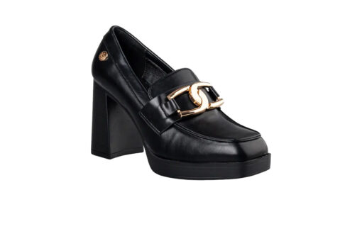 ENVIE-PLATFORM HEEL LOAFERS (E30-20482-34)-BLACK