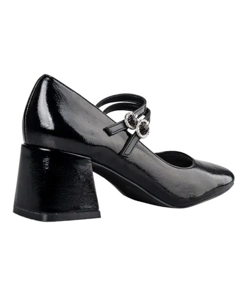 Alternative view of ENVIE-MARY JANE PUMPS (E42-20120-34)-BLACK