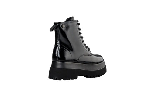 ENVIE-SHINY COMBAT BOOTS (E58-20485-34)-BLACK - Image 3