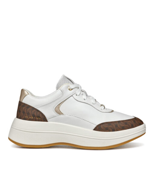Alternative view of GEOX-D SPHERICA ECUB-3 D (D46WTD-08504-C0356)-WHITE-DK BROWN