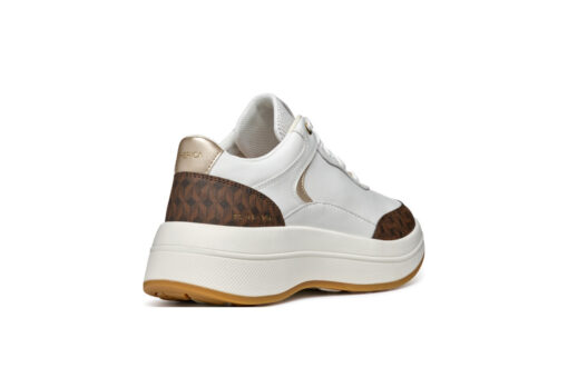 GEOX-D SPHERICA ECUB-3 D (D46WTD-08504-C0356)-WHITE-DK BROWN - Image 4