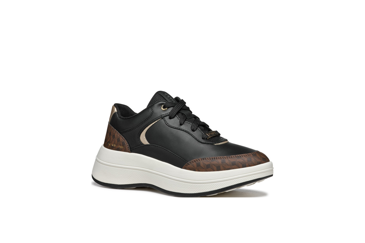 GEOX-D SPHERICA ECUB-3 D (D46WTD-08504-C9229)-BLACK-DK-BROWN
