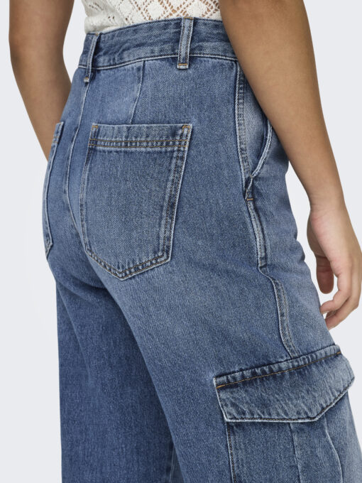 ONLY-ONLJUNE (15315740)-MEDIUM-BLUE-DENIM - Image 4