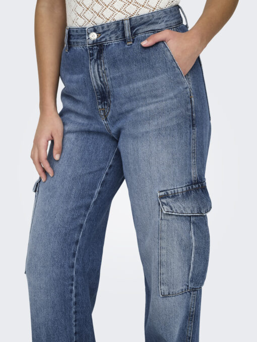 ONLY-ONLJUNE (15315740)-MEDIUM-BLUE-DENIM - Image 5