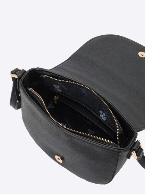 U.S. POLO ASSN-JONES FLAP CROSSBODY (BIUJE8377WVP000)-BLACK - Image 3