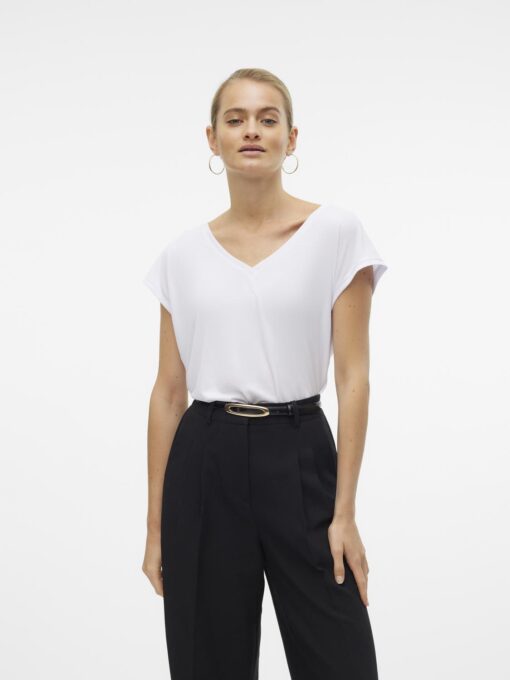 Vero Moda-VMFILLI (10247666)-BRIGHT-WHITE - Image 2