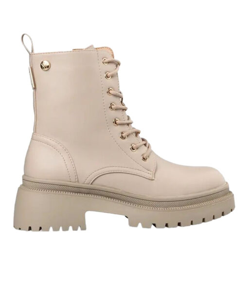 Alternative view of ENVIE-COMBAT BOOTS (E23-20238-36)-BEIGE