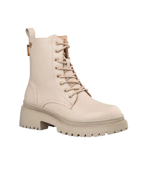 ENVIE-COMBAT BOOTS (E23-20238-36)-BEIGE