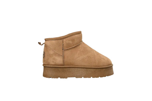 MISS NV-FAUX SHEARLING BOOTIES (S41-20479-26)-CAMEL - Image 2