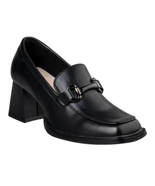 MISS NV-LOW HEEL PUMPS (V57-20382-34)-BLACK