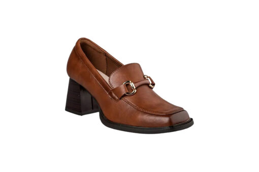MISS NV-LOW HEEL PUMPS (V57-20382-26)-CAMEL