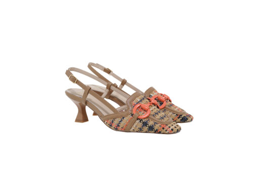 EXE-CAPRI-500 (U470050038K0)-BEIGE-ORANGE KNIT