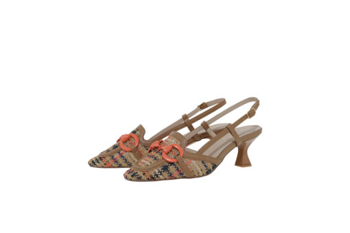 EXE-CAPRI-500 (U470050038K0)-BEIGE-ORANGE KNIT - Image 3