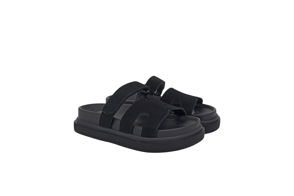 EXE (U403R3402004)-BLACK COW SUEDE