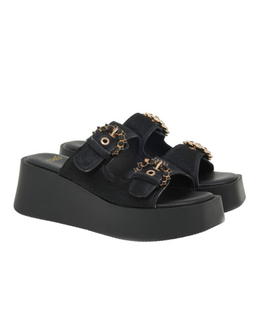 EXE (U419A82773L0)-BLACK PONY-BLK STRASS