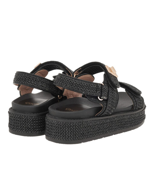 Alternative view of EXE (U420A252366G)-BLACK RAFFIA