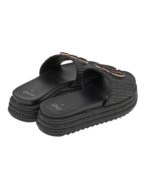 Alternative view of EXE (U421A2233H23)-BLACK-RAFFIA