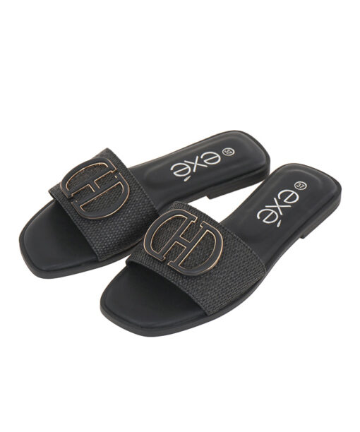 Alternative view of EXE (U421A7391H23)-BLACK-RAFFIA