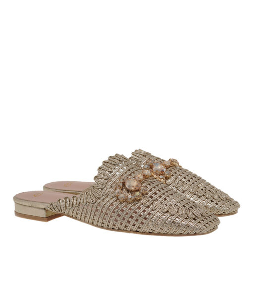 EXE (U439W0811L46)-GOLD-GOLD STONES