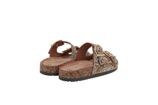 EXE (U477B39123D0)-CAMEL BRONZE-CLEAR STRASS - Image 3