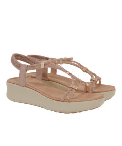 EXE (U489Q021206E)-NUDE METALLIC-ROSE G