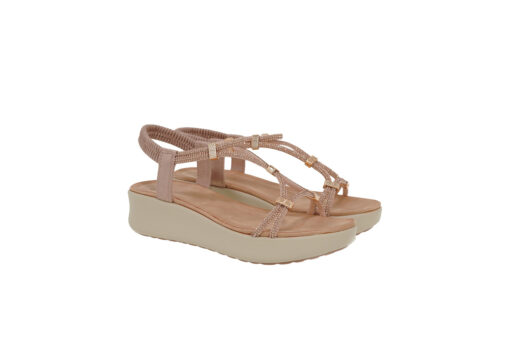 EXE (U489Q021206E)-NUDE METALLIC-ROSE G
