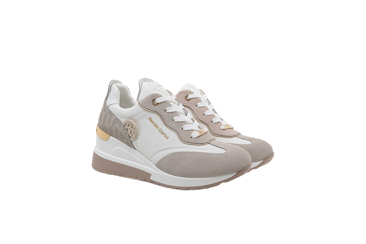 RENATO GARINI (U119R459366K)-WHITE-BEIGE-LEOPAR