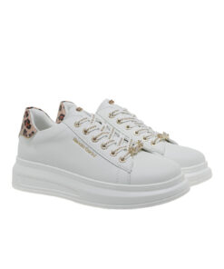 RENATO GARINI (U119R573226L)-WHITE-LEOPARD TAN