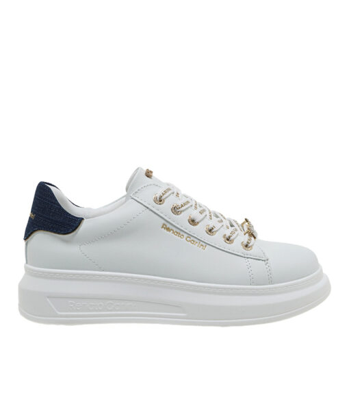 Alternative view of RENATO GARINI (U119R57322J6)-WHITE-BLUE DENIM-LT GOLD