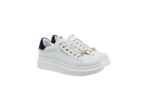 RENATO GARINI (U119R57322J6)-WHITE-BLUE DENIM-LT GOLD