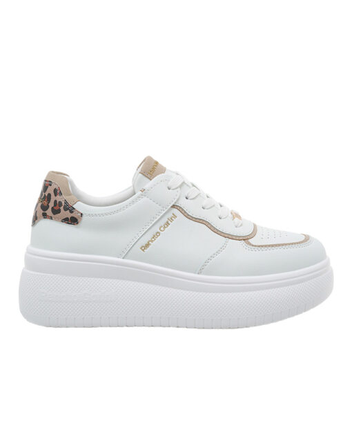 Alternative view of RENATO GARINI (U119R577366K)-WHITE-BEIGE-LEOPAR