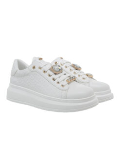 RENATO GARINI (U119R6522E64)-WHITE-GOLD METAL DETAILS