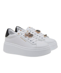 RENATO GARINI (U119R7563I61)-WHITE-BLACK-LT GOLD