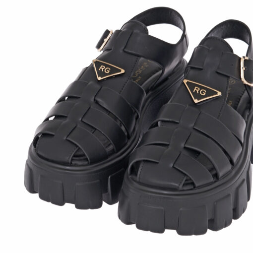 RENATO GARINI (U403R6093002)-BLACK-LEATHER - Image 3