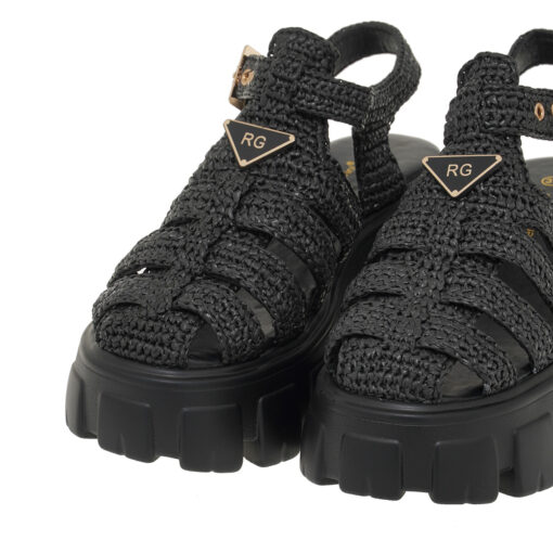 RENATO GARINI (U403R60937A5)-BLACK CROCHET - Image 3