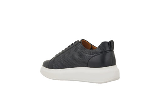 RENATO GARINI-MARCELLO-9-028 (U57009283574)-BLACK-BLACK KNIT-WHITE OUTSOLE - Image 3