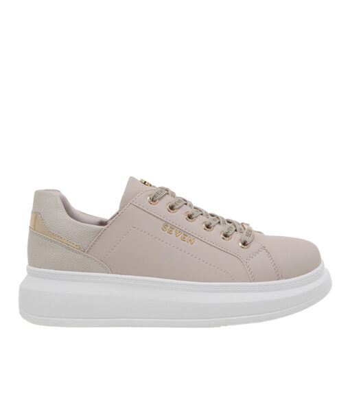 Alternative view of SEVEN (U119R00421I0)-BEIGE-BEIGE LIZARD LT GOLD