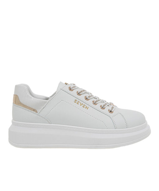 Alternative view of SEVEN (U119R004230I)-WHITE-WHITE LIZARD LT GOLD