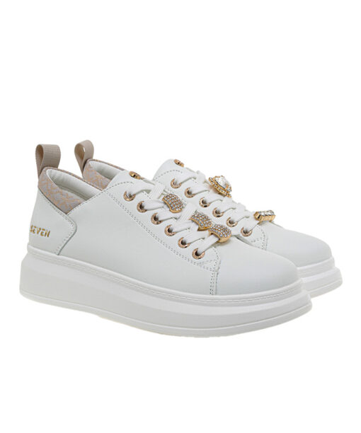 SEVEN (U119R235208E)-WHITE-BEIGE