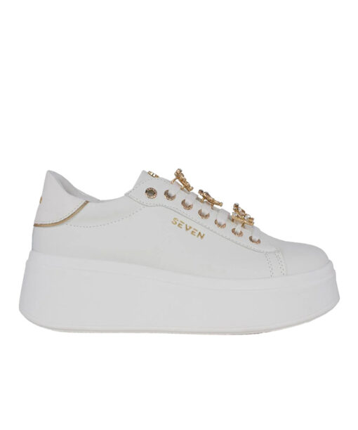 Alternative view of SEVEN (U119R767339I)-WHITE-WHITE CROCO PAT LT