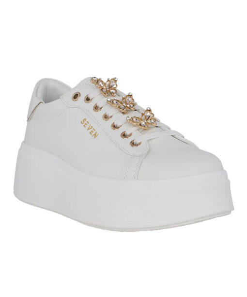 SEVEN (U119R767339I)-WHITE-WHITE CROCO PAT LT