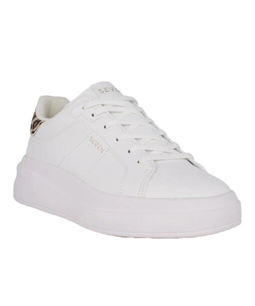 SEVEN (U189S16130I0)-WHITE-LEOPARD CANVAS