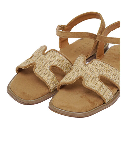 Alternative view of SEVEN (U419A81915H0)-NATURAL GOLD RAFFIA
