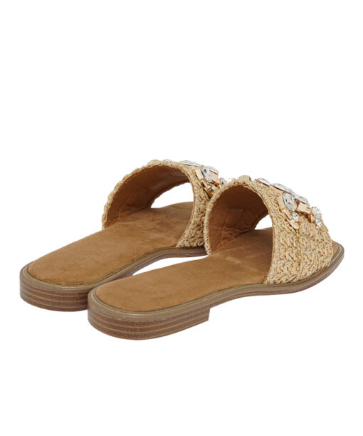 Alternative view of SEVEN (U419A82015H0)-NATURAL GOLD RAFFIA