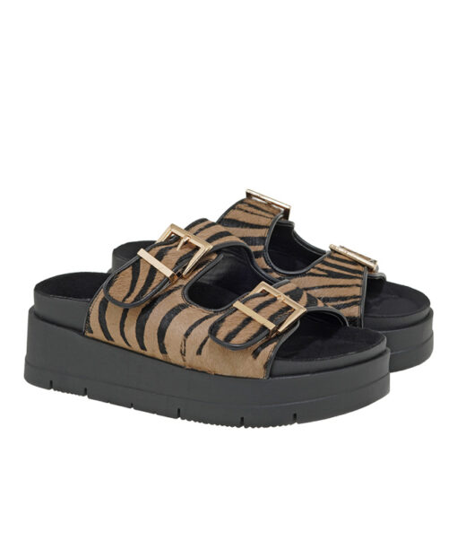 SEVEN (U419A82831E9)-BLACK BEIGE-ZEBRA PONY