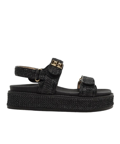 Alternative view of SEVEN (U420A701366G)-BLACK RAFFIA