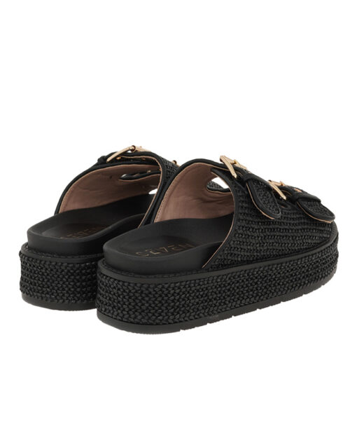 Alternative view of SEVEN (U420A822366G)-BLACK-RAFFIA
